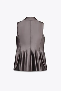 GILET SATINÉ