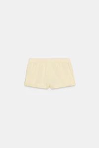 SHORT EN POPELINE À RAYURES