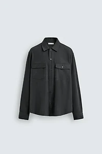RELAXED FIT FLUID SHIRT WITH POCKETS
