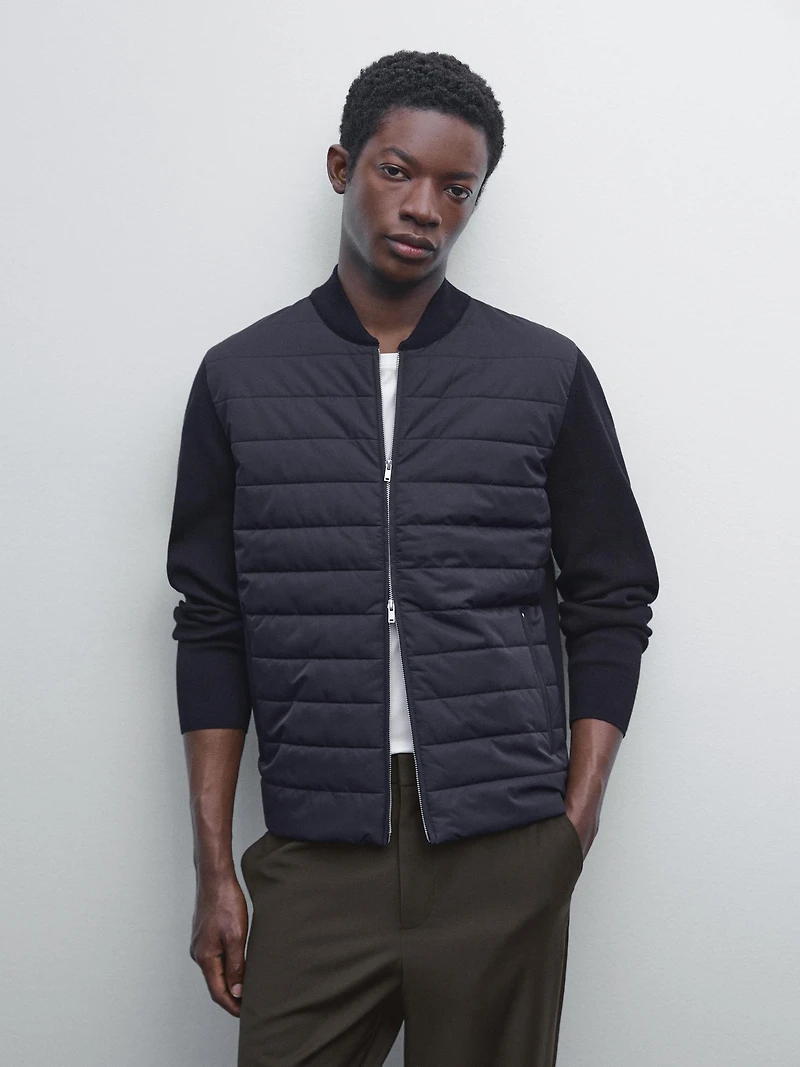 Veste bomber matelassée