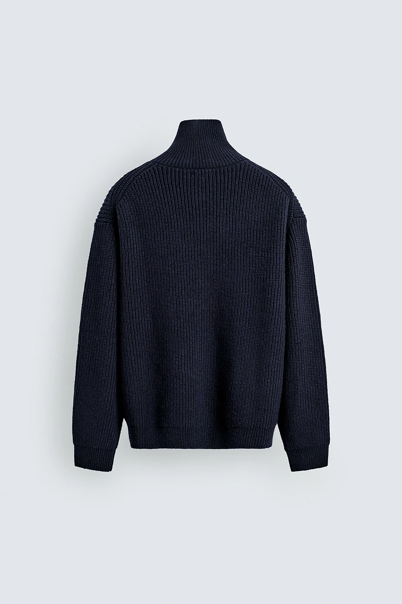 PURL KNIT CARDIGAN