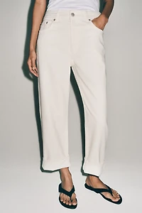 ZW COLLECTION LOW-RISE BAGGY JEANS