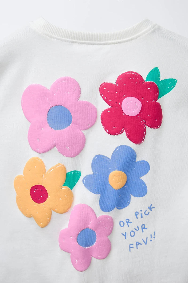 RAISED PRINT T-SHIRT