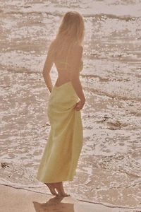 ROBE MIDI SATINÉE