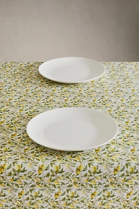 LEMON RESIN-COATED COTTON TABLECLOTH