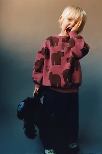 BALLOON PANTS WITH LABEL