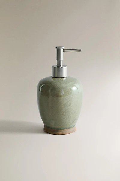GREENISH SOAP DISPENSER