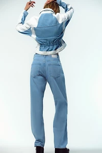 JEAN DROIT TAILLE MOYENNE COMBINÉ Z1975