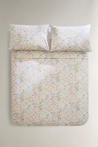 HOUSSE DE COUETTE IMPRIMÉ FLORAL