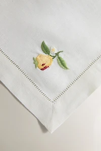 FRUIT EMBROIDERED NAPKINS (PACK OF 2)