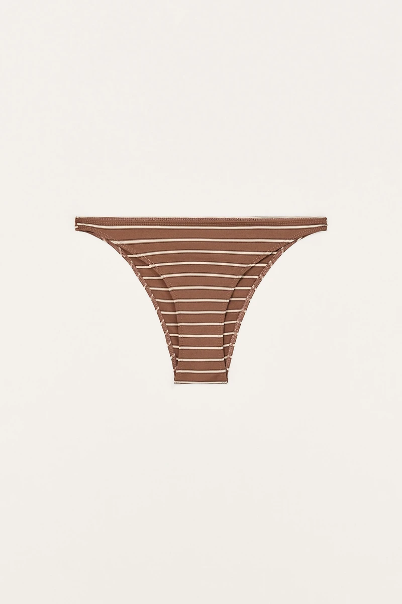 CULOTTE DE BIKINI À RAYURES LIMITED EDITION