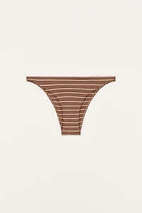 CULOTTE DE BIKINI À RAYURES LIMITED EDITION