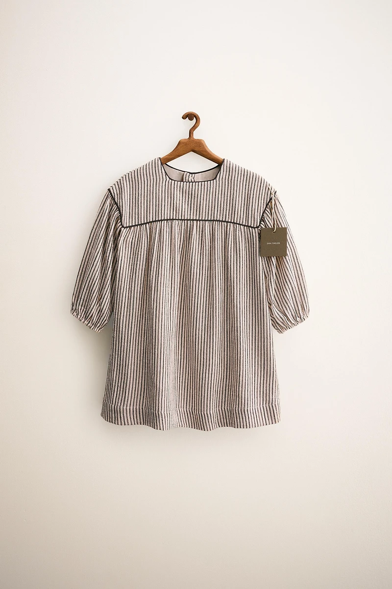 ZARA TIMELESS - ROBE IMPRIMÉE À RAYURES