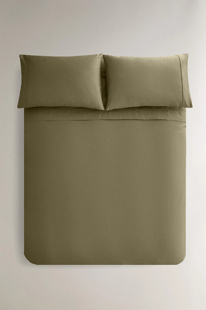 COTTON PERCALE DUVET COVER (300 THREAD COUNT)