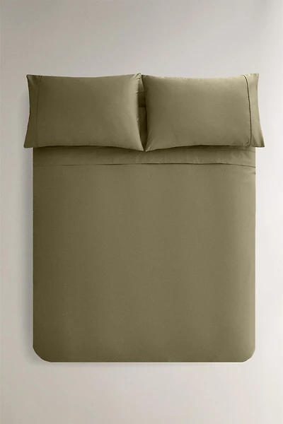 COTTON PERCALE DUVET COVER (300 THREAD COUNT)