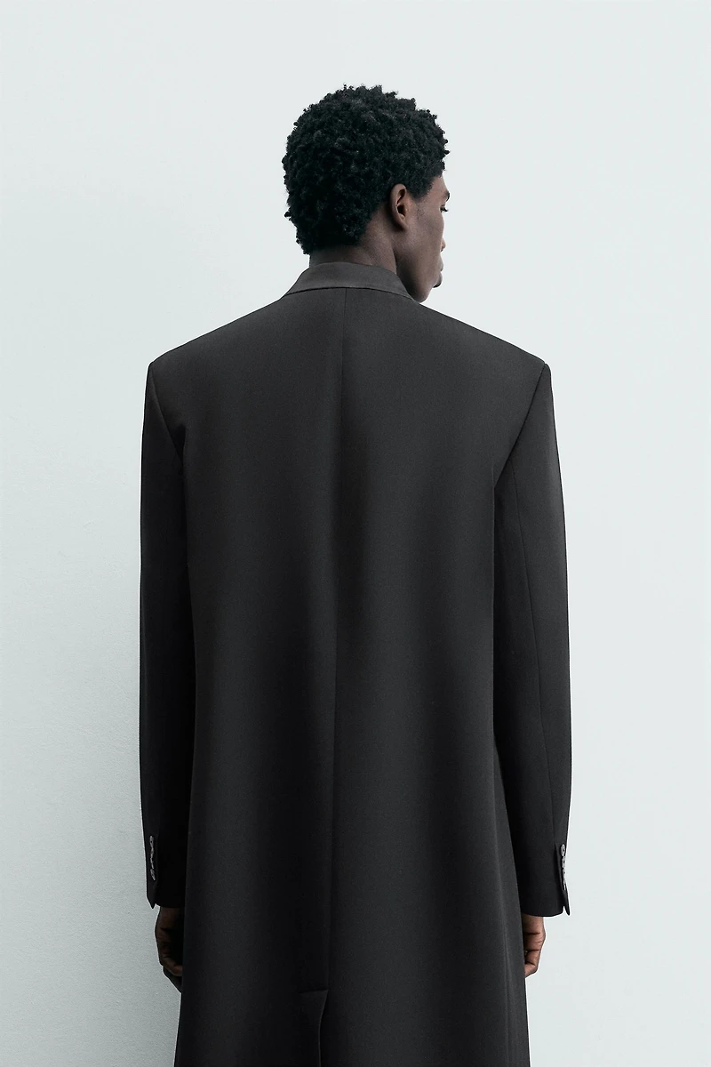 STRIPED JACQUARD FROCK COAT LIMITED EDITION