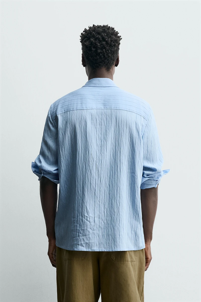 JACQUARD STRIPED SHIRT