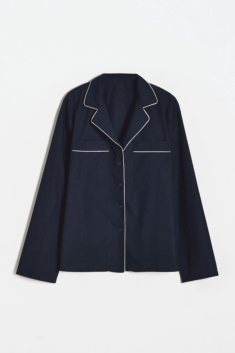 CHEMISE COTON PASSEPOIL
