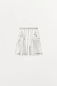 BERMUDA BRODÉ DENTELLE ÉDITION LIMITÉE