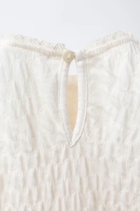 LACE TEXTURED BODYSUIT