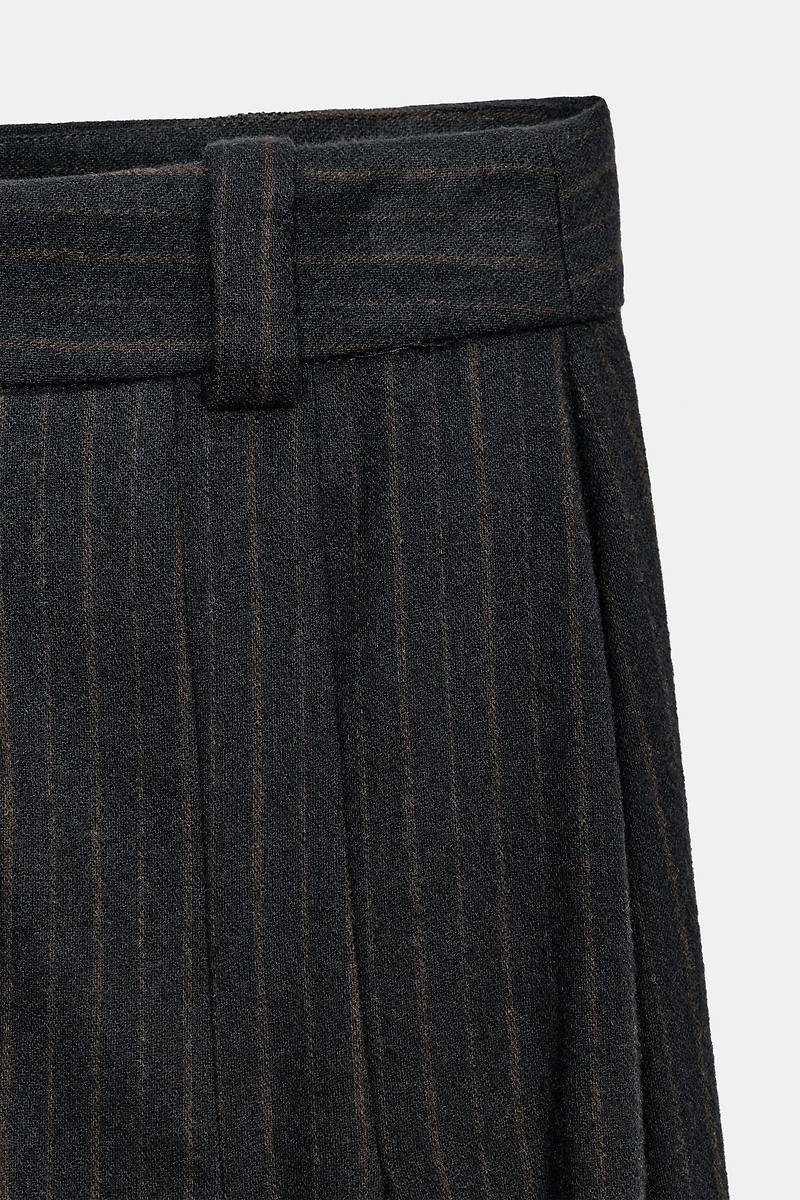 ZW COLLECTION STRIPED WIDE LEG PANTS