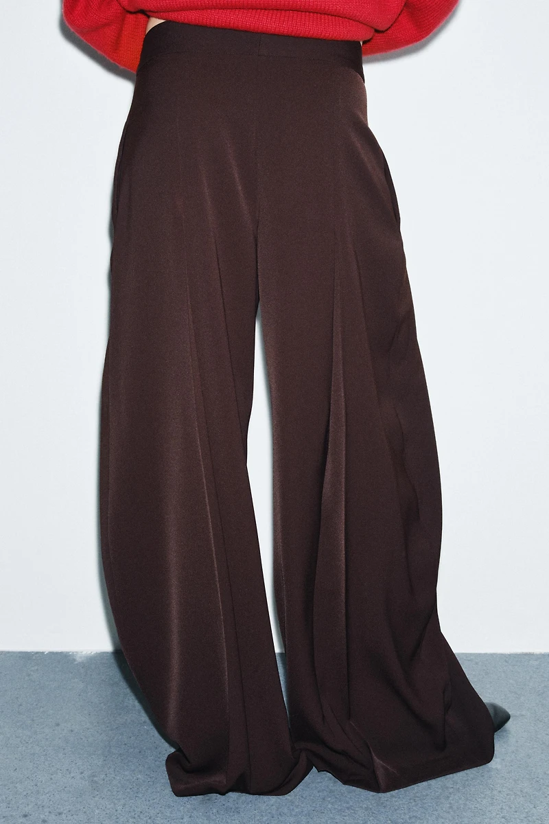 ZW COLLECTION FLOWY PLEATED PANTS