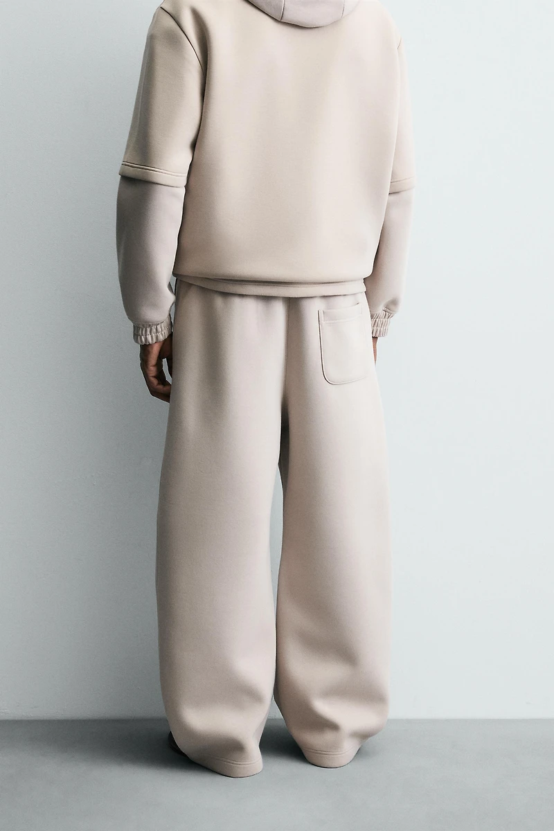 NEOPRENE LOOK BALLOON FIT PANTS