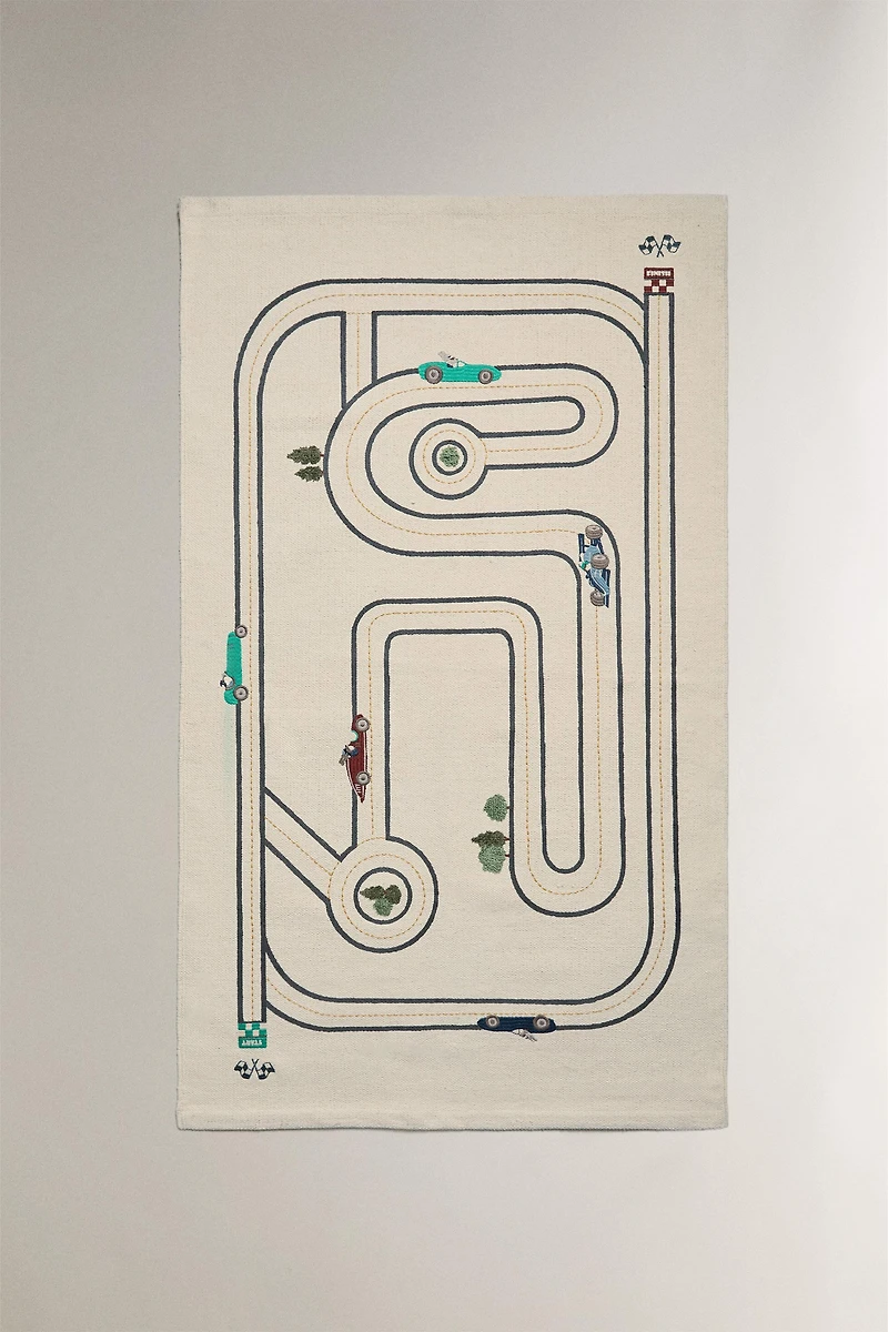 TAPIS ENFANT CIRCUIT DE COURSE