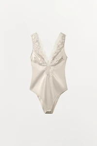 BODY SATINÉ EN DENTELLE ZW COLLECTION