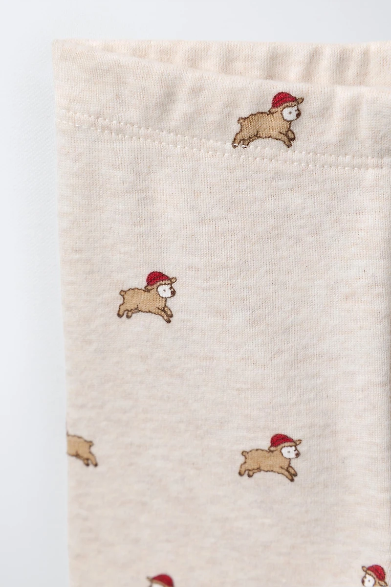 SHEEP PRINT BODYSUIT AND LEGGING SET