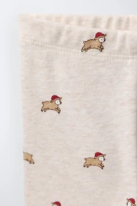 SHEEP PRINT BODYSUIT AND LEGGING SET