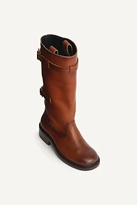 BOTTES EN CUIR À BOUCLES ÉDITION LIMITÉE