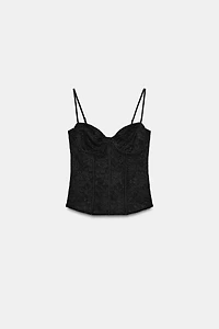 LACE CORSET TOP