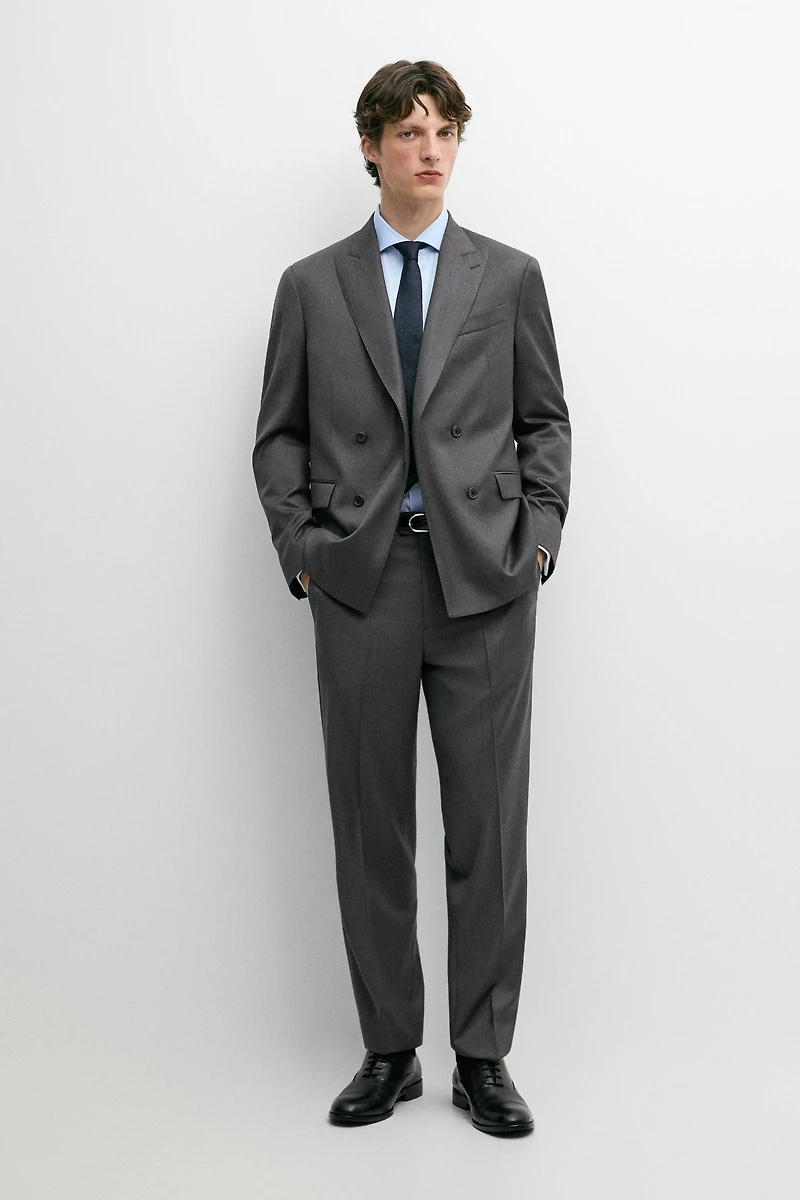 100% Cool Wool Suit Pants