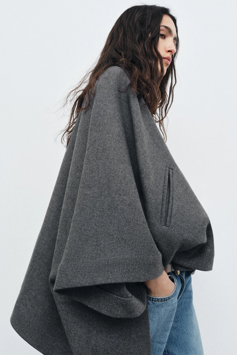 WOOL CAPE ZW COLLECTION LIMITED EDITION