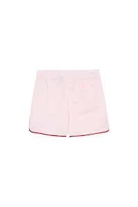 CONTRASTING SATIN SHORTS