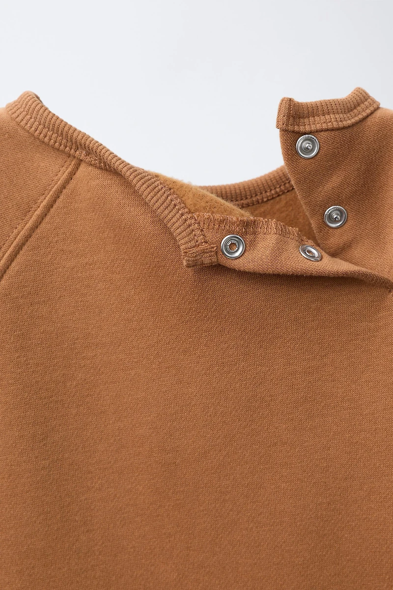 EMBROIDERED BEAR JUMPSUIT