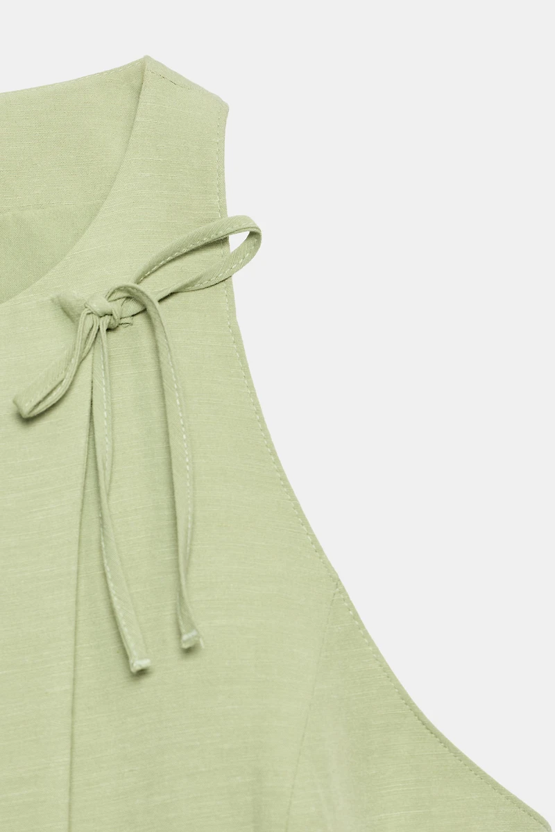 TIED HALTER TOP