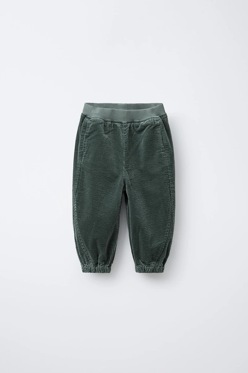 CORDUROY JOGGER PANTS