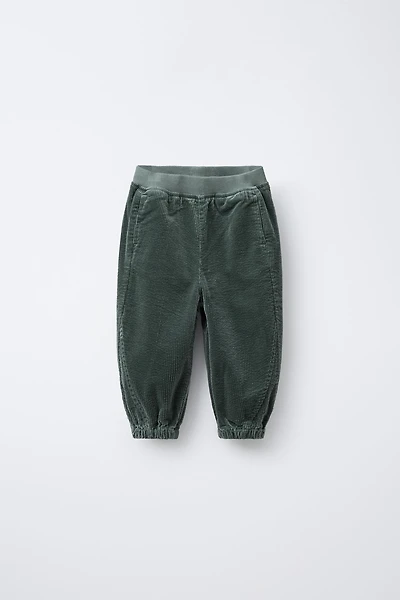 CORDUROY JOGGER PANTS