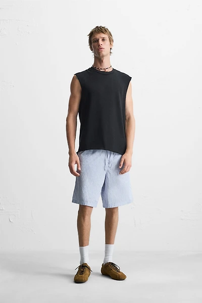 IRREGULAR KNIT TANK TOP