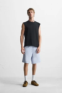 IRREGULAR KNIT TANK TOP