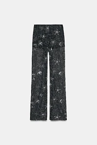 BEADED SEQUIN PANTS