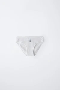 AGES 6-14 / SIX-PACK OF BOW UNDERWEAR