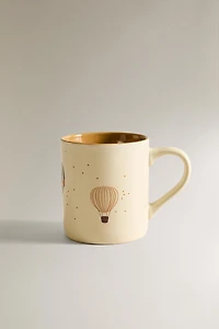 CHILDREN'S CERAMIC HOT AIR BALLOON MUG