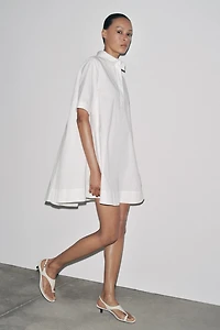 ROBE COURTE EN POPELINE ZW COLLECTION