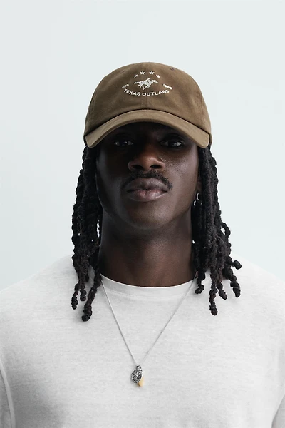 COMBINATION EMBROIDERED CAP
