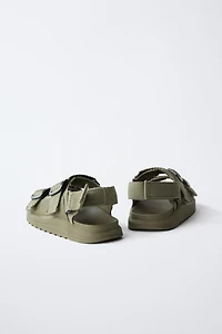 BUCKLED SANDALS