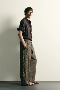 PRINTED JOGGER WAIST PANTS
