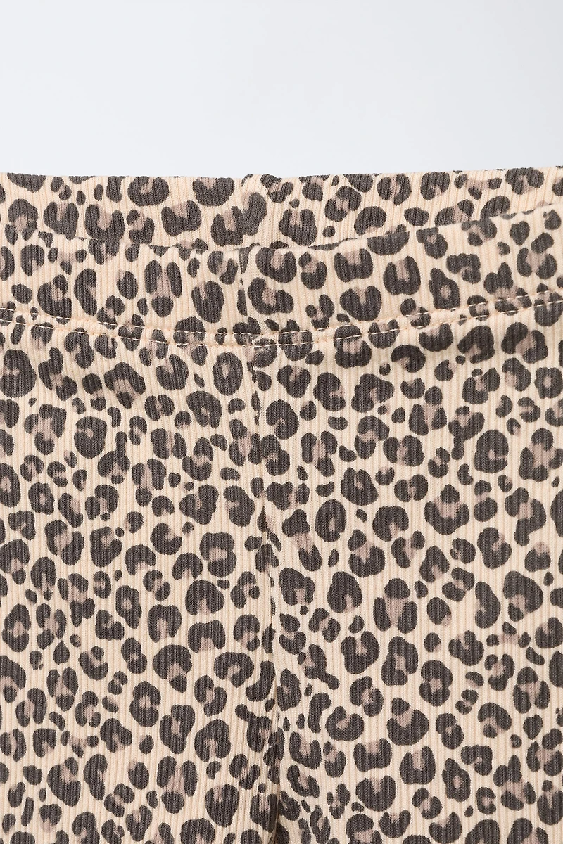 ANIMAL PRINT MINNIE MOUSE © DISNEY SWEATSHIRT AND LEGGING SET
